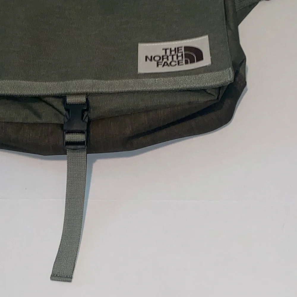 The North Face Green Satchel Messenger Outdoor Bag.